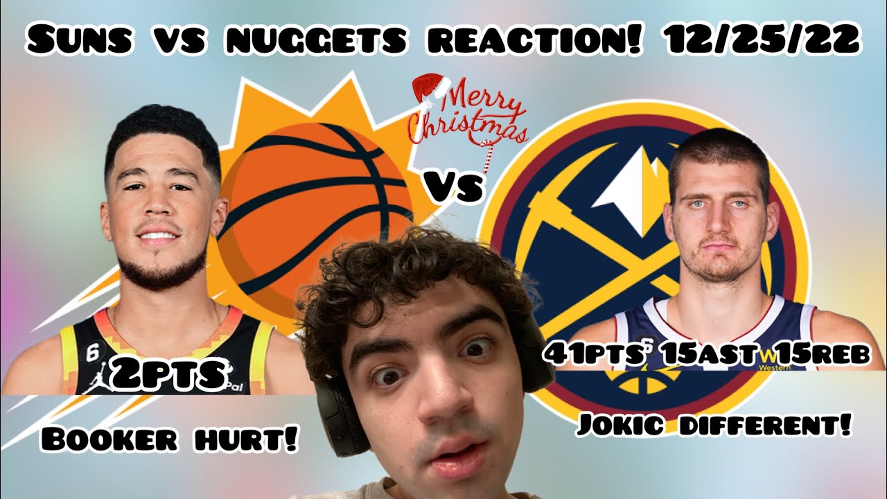 Watch JOKIC DIFFERENT!(41PTS 15AST 15REB) PHOENIX SUNS VS DENVER NUGGETS 12/25/22 FULL HIGHLIGHTS REACTION on YouTube Watch JOKIC DIFFERENT!(41PTS 15AST 15REB) PHOENIX SUNS VS DENVER NUGGETS 12/25/22 FULL HIGHLIGHTS REACTION on YouTube
