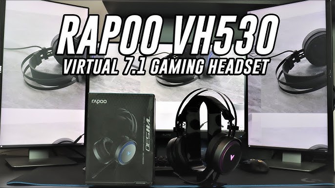 Rapoo VPRO VH200 - Illuminated Gaming Headset (Unboxing and Review) - Super  Cheap Headset - YouTube | Kopfhörer