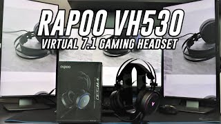 RAPOO VH530 7.1 gaming headset - review and mic test