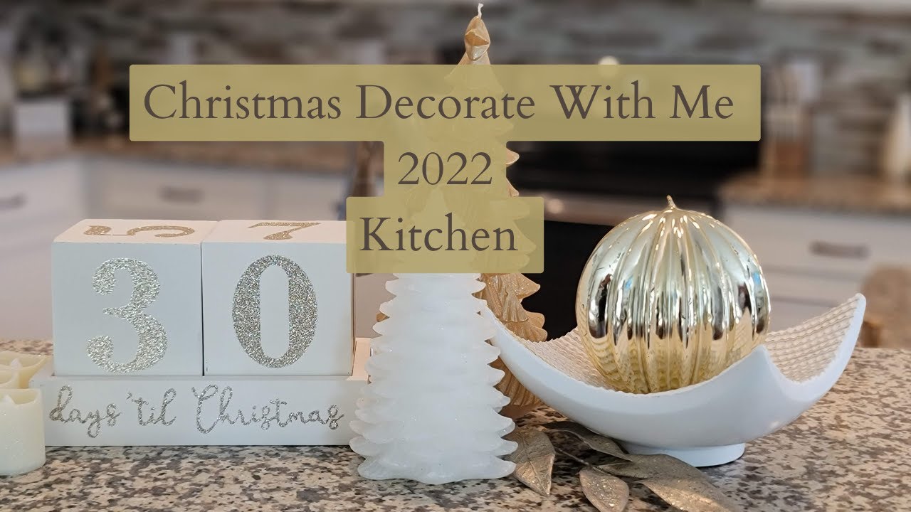 Christmas Decorate With Me 2022 | Kitchen | Hot Cocoa Bar