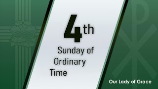 (Sunday 02/01/26, 10:30 AM) Fourth Sunday of Ordinary Time