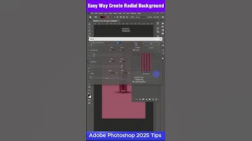Easy Way to Create a Radial Background in Photoshop || Quick and Easy Radial Background Design
