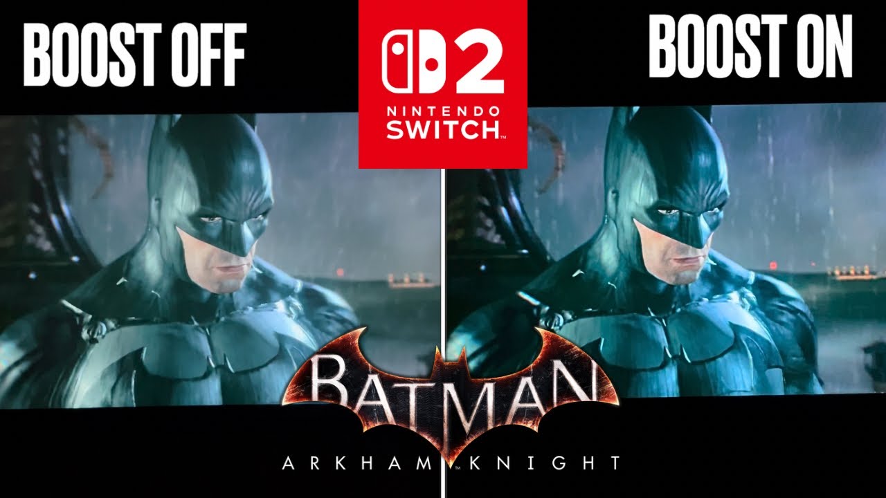 Switch 2 - Handheld Mode Boost - Batman Arkham Knight Tested - YouTube