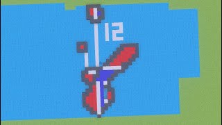 How to make norway in Minecraft (￼world flag map tiny scale) part 1