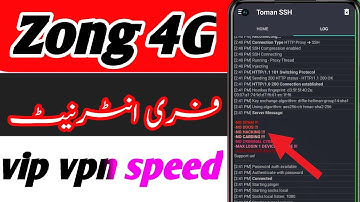 Tomanssh vpn premium files zong unlimited Free internet | Zong 4G weklly offer || Altaf Ali