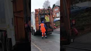 Dennis Elite 6 Bin Lorry Collecting General Waste Bins Terberg Omnide Lifters Pkd