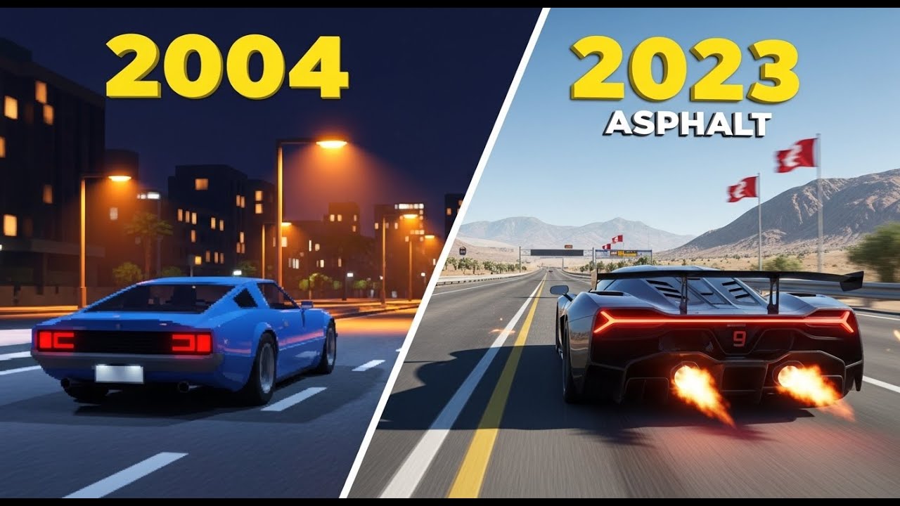 Every Asphalt Game Compared (2004–2023) | Complete Evolution of Racing Games 🏎️🔥