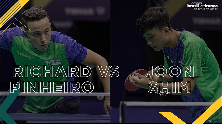 Joon Shim vs Richard Pinheiro | Desafio Brasil vs França de Tênis de Mesa