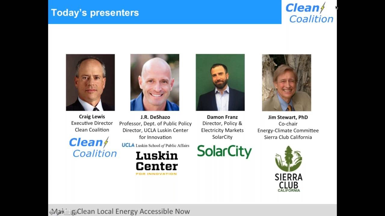 Local renewables are being robbed [WEBINAR] - 9/1/16