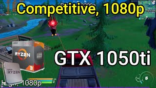 Ryzen 3 3200g, GTX 1050 Ti FORTNITE (Competitive Settings) CHAPTER 2 SEASON 4 | Joshizam