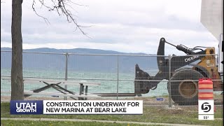Construction underway for new marina at Bear Lake