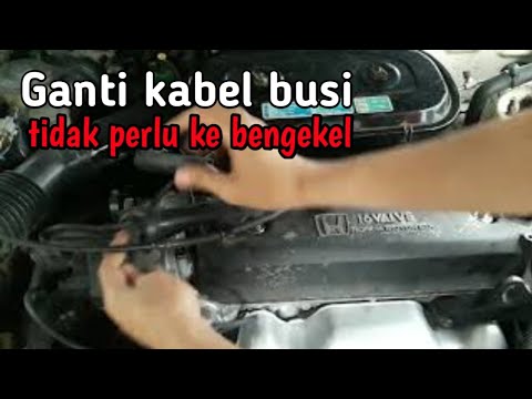 Video Rangkaian listrik menghidupkan lampu tanpa listrik. Hanya menggunakan Busi Motor dan lilitan 1. 