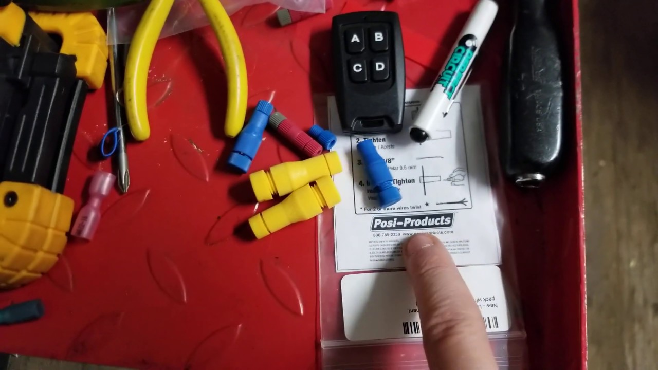 Honda EU3000 remote start - my design and nifty posi-tap connectors