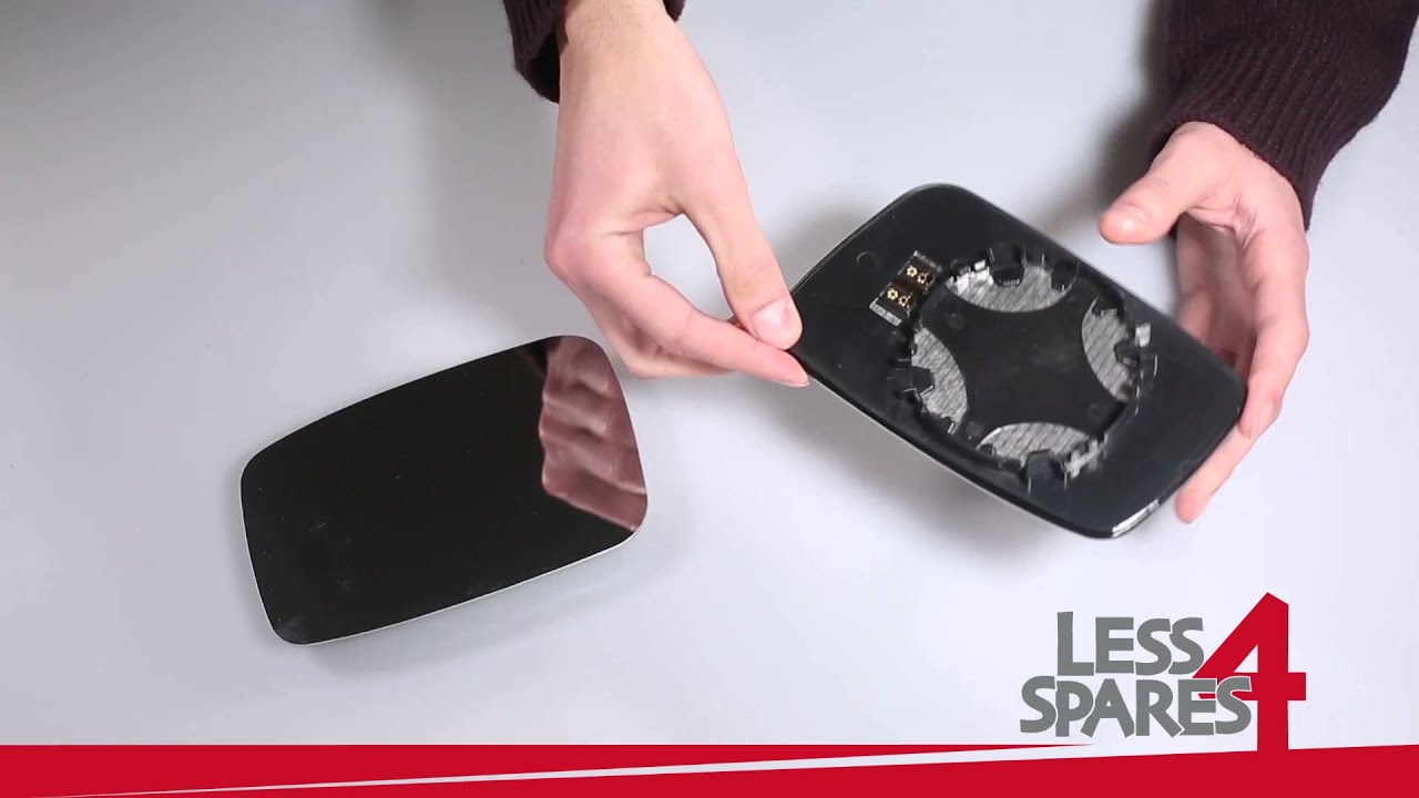 Replacement wing door mirror glass for Volvo c70 19972004 YouTube