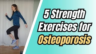 5 Weight Bearing Exercises For Osteoporosis | Strength Exercises for Adults 50+