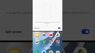 How to enable split screen #oppoa17k #viralshorts
