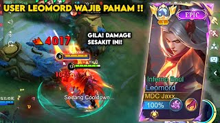 USER LEOMORD MERAPAT! CUMA BUTUH 1 ITEM INI AGAR DAMAGE LEOMORD JADI SAKIT BANGET! ~ MLBB