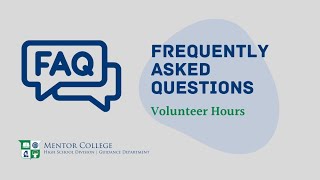FAQ: Volunteer Hours
