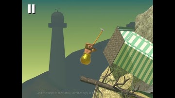 Getting Over It iOS snake% Speedrun in 4:28