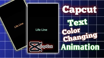 Color Changing Text Animation |  Capcut Text Animation | How to Make Colour Change text animation
