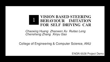 Vision based steering  Behaviour imitation  For self driving car