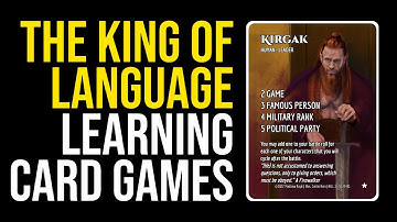 Playing Heading Into Language Land Solo/No Board | The King Of Language Learning Card Games
