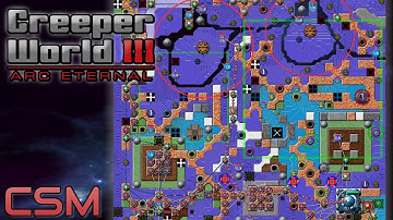 I have never seen a CSM map like this | chronom 2021-01-11 | bedbug | Creeper World 3 Gameplay