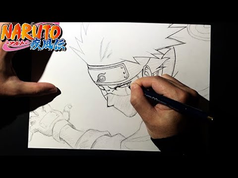 Naruto Drawing Sketch Kakashi Hatake はたけ カカシ イラスト Narutoshippuden ナルト疾風伝 Copic Youtube