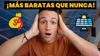 LAS PLACAS SOLARES ESTÁN MÁS BARATAS QUE NUNCA (No es ClickBait)