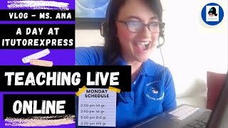 Teaching Live Online A Full Day Of Tutoring Students Vlog - Ms Ana