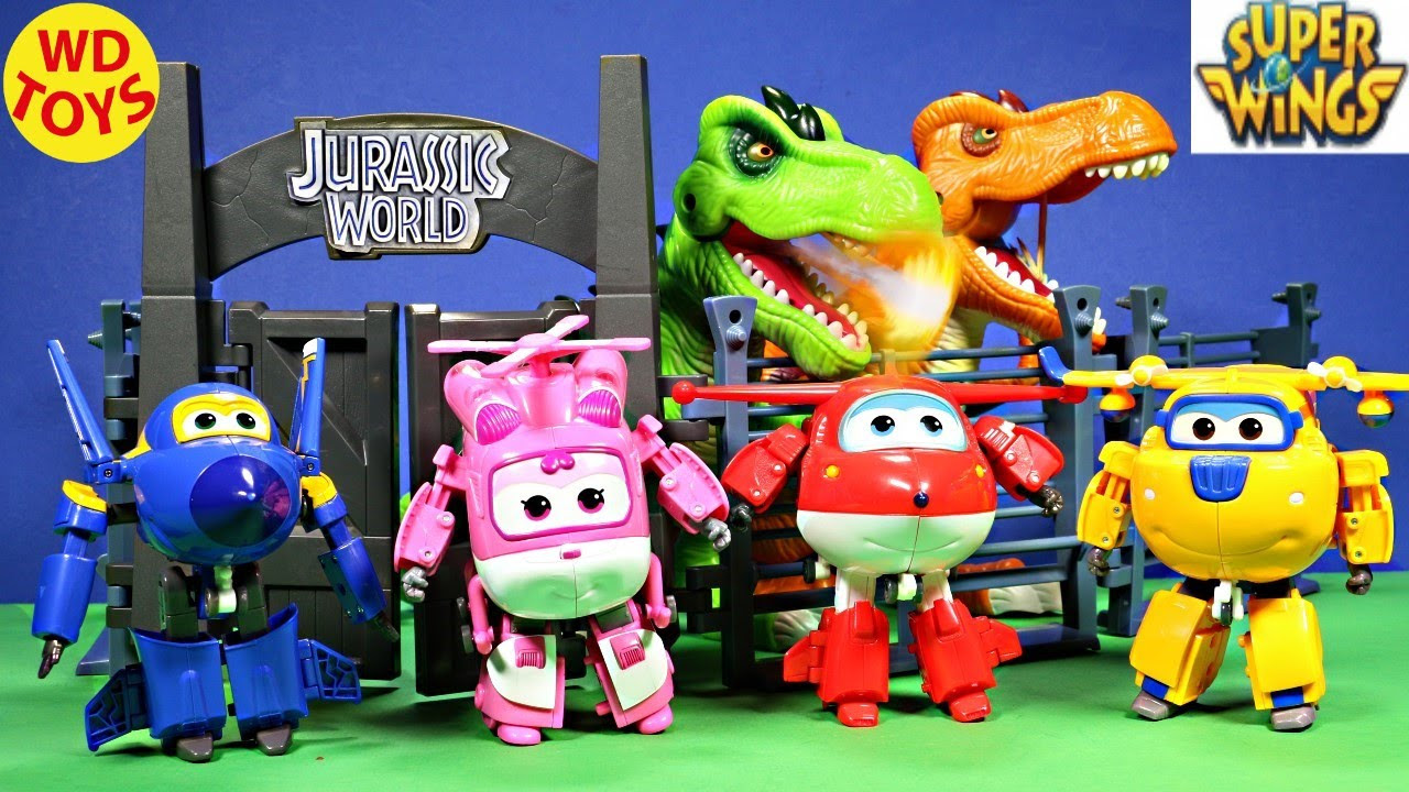 Dynamite Wong and tnt jackson フィギュア SUPER WINGS Toys Transforming Donnie,Jerome,Jett, Dizzy