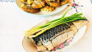 Super quick and incredibly simple recipe for salting fish. Lightly salted mackerel at home.