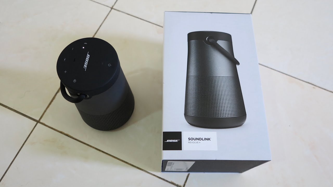 Bose Soundlink Revolve+ black - YouTube