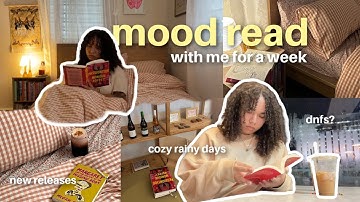 mood read with me for a week 📔a reading vlog