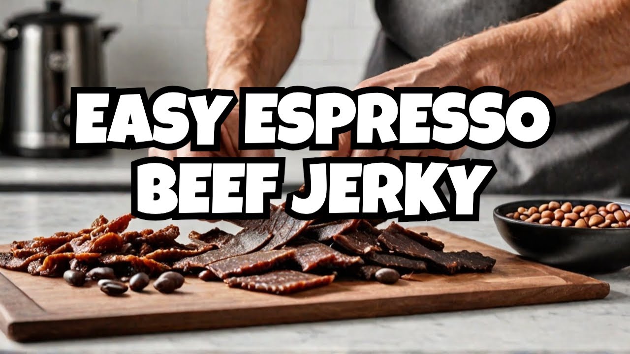 Starbucks Espresso Beef Jerky Recipe Made in a Dehydrator Oven YouTube