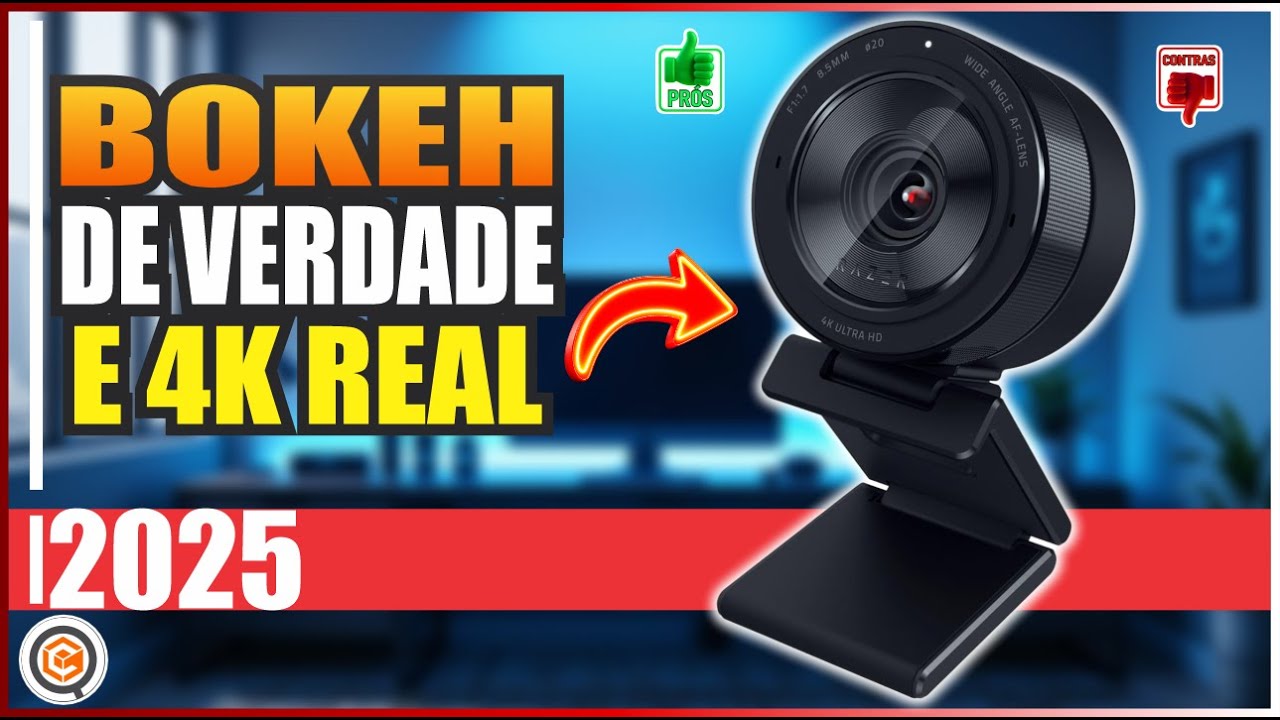 Razer Kiyo Pro Ultra: webcam 4K com bokeh real (review 2025) - YouTube