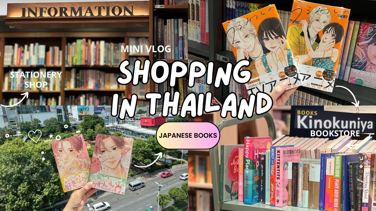 Shopping in Bangkok🇹🇭, Japanese Bookstore, Shoujo Manga, Stationery, H&M, ตามหามังงะที่Kinokuniya