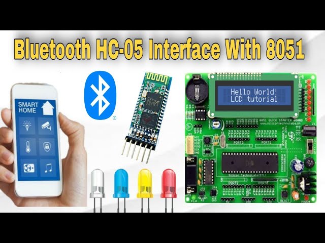 Interfacing Bluetooth Module With 8051 Microcontroller