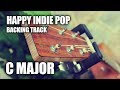 Happy Indie Pop Guitar Backing Track In C Major