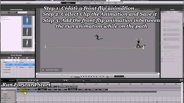 Front Flip on a Path - iClone 3d Animation