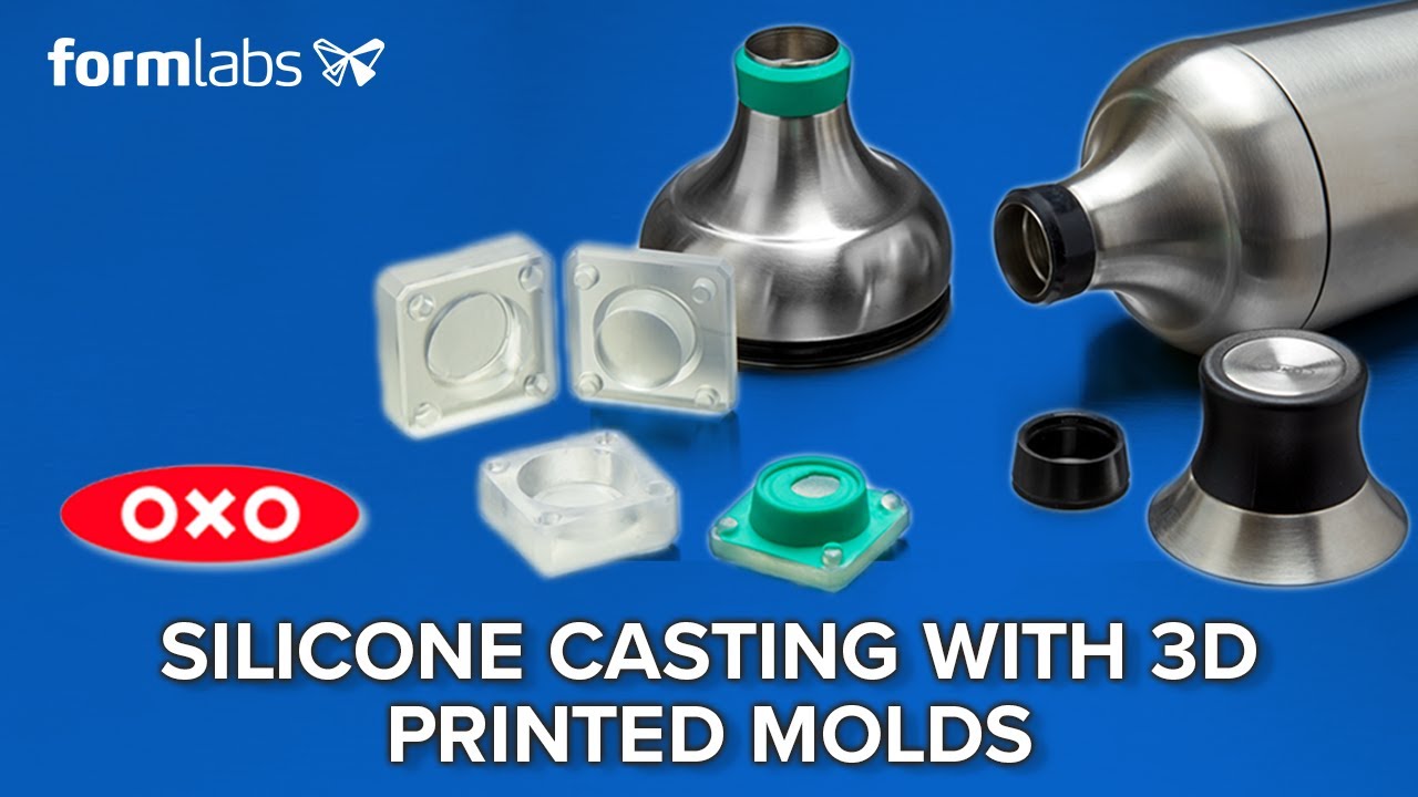 Casting Metal Parts And Silicone Molds From 3D Prints