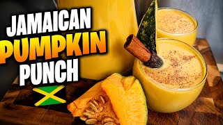 How To Make Real Jamaican Pumpkin Punch Step By Step | Creamy Pumpkin Juice Recipe Must Try