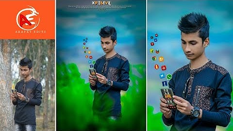 Ps Touch Manipulation Photo editing . How to change Background Ps touch