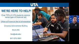 2022-23 Financial Aid & Scholarships Overview (December 09 21) by UTA Financial Aid & Scholarships 645 views 2 years ago 35 minutes
