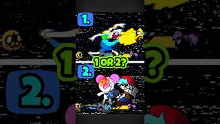 Team 1 or 2 ?? | CORRUPTION GLITCH vs NORMAL - Pibby Apocalypse #new #fnf #fnfpibby