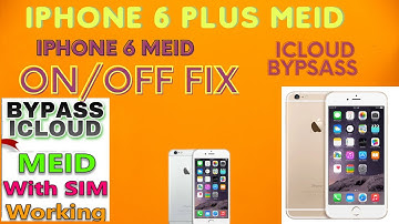 IPHONE 6 PLUS MEID ICLOUD BYPASS | IPHONE 6/ 6+  MINA MEID TOOL ACTIVATER WITH SIM WORKNG ON/OFF FIX