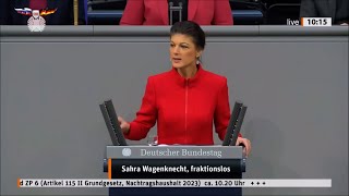 Сара Вагенкнехт: Шольц хватит спасать Украину, спасать уже нужно Германию!