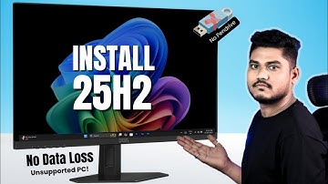 Install Windows 11 25H2 without USB on Unsupported Hardware! Easiest Way to Install Windows 11-25H2