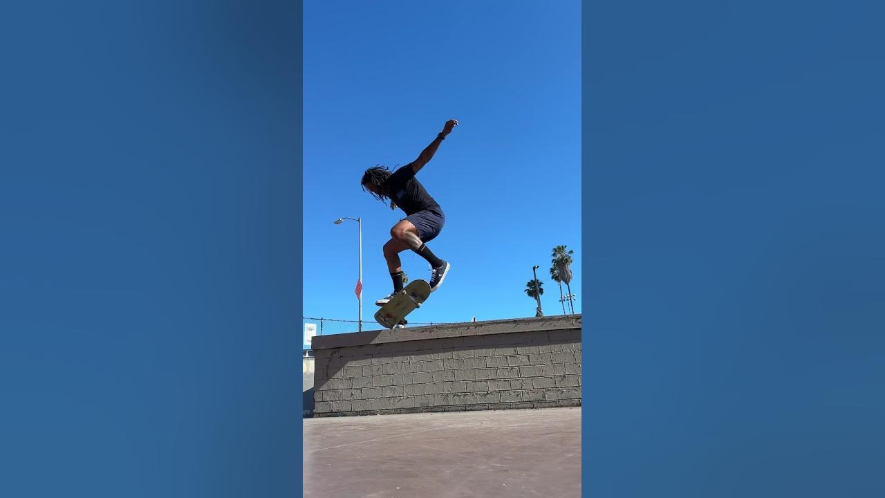 Noseslide nollie flip Echo Park skateboarding shorts YouTube