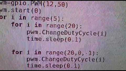 Light Intensity Control of LED through Raspberry Pi 3b using PWM